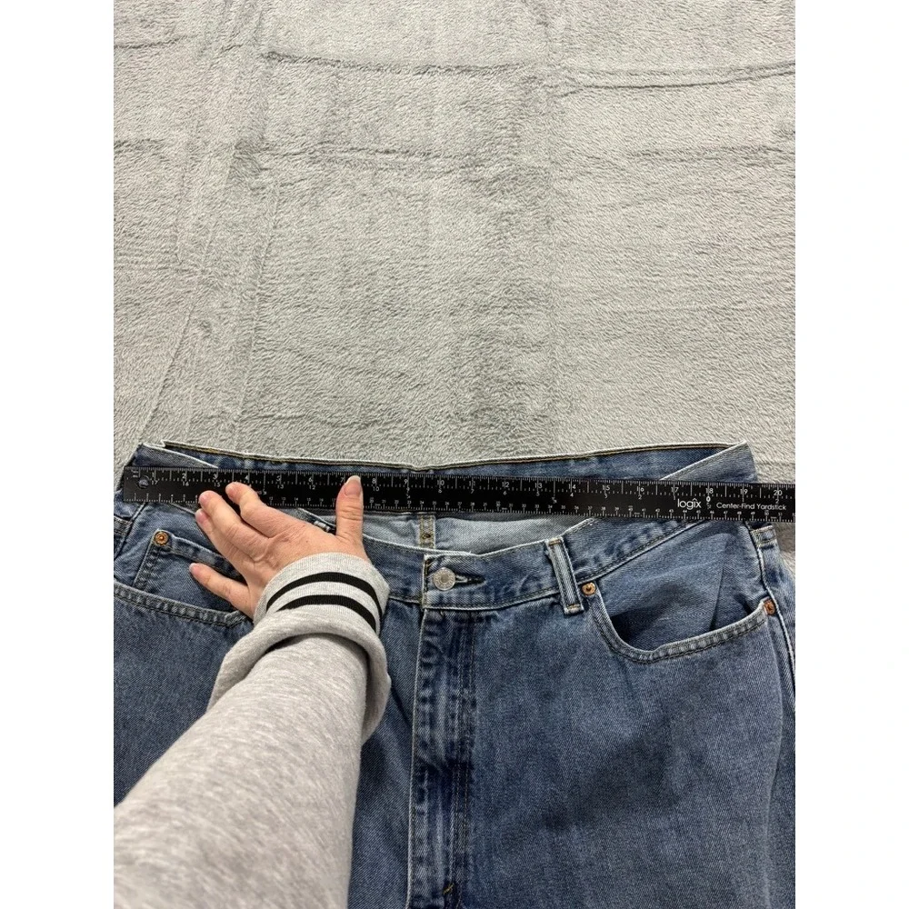 Levis 550 Jeans Mens‎ 42x29 Light Wash Relaxed Fit Straight Leg Denim Pants